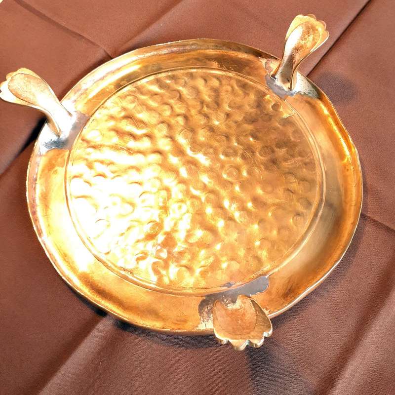 Brass Trivet - pot plant - potstand - 17 cms