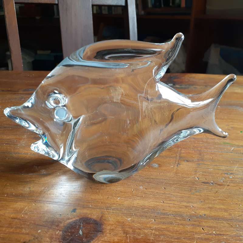 Clear Glass handmade fish