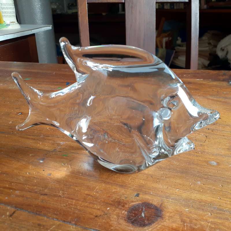 Clear Glass handmade fish