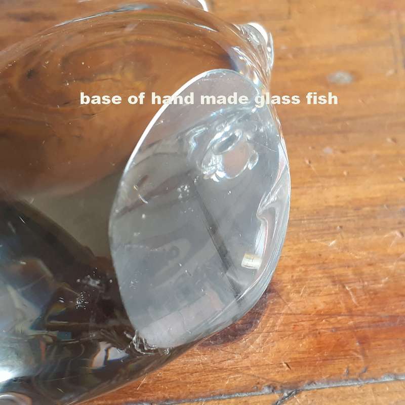 Clear Glass handmade fish