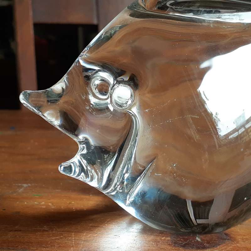 Clear Glass handmade fish