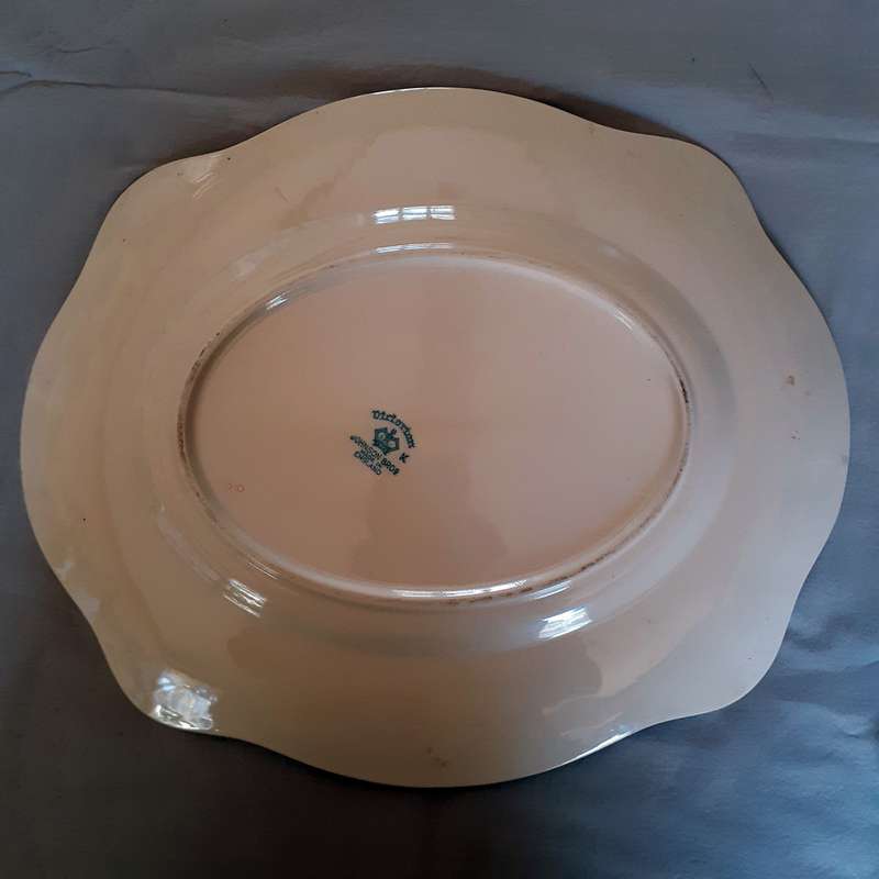 Lg porcelain Platter - Johnson Bros Victorian Pattern  -  40 cms