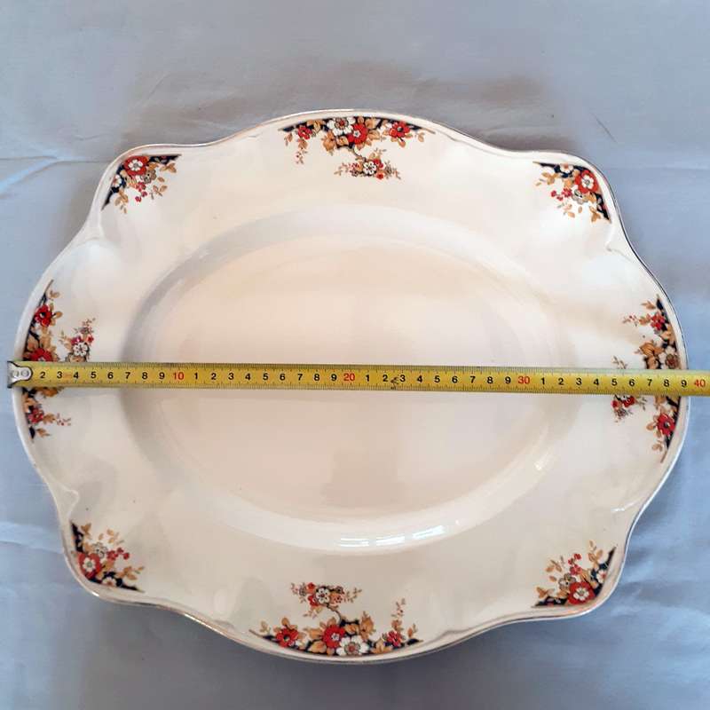 Lg porcelain Platter - Johnson Bros Victorian Pattern  -  40 cms