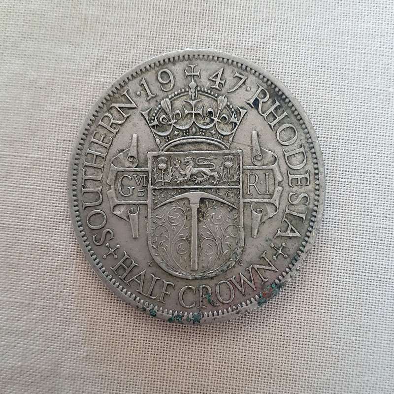 Rhodesian half crown 1947   (1)
