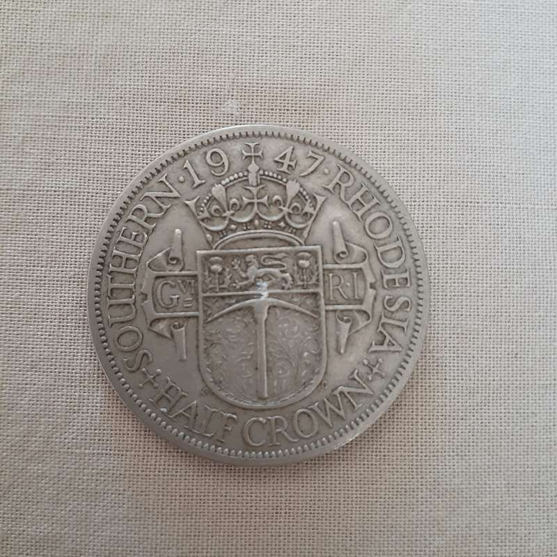 Rhodesian half crown 1947   (no 2)