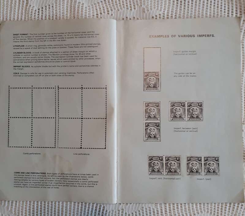 The Rhodesia Stamp Catalogue soft cover 1980 Rhodesia Philatelic Agencies 15 x 22 cms