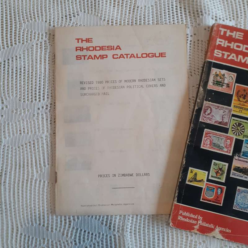 The Rhodesia Stamp Catalogue soft cover 1980 Rhodesia Philatelic Agencies 15 x 22 cms