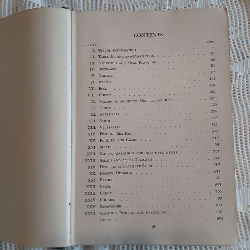 American vintage cook book -1946 edition - Womens home companion cook book 949 pages