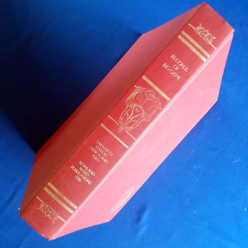 Records of Big Game 20th edition1986 Africa and Asia Rowland Ward Publications