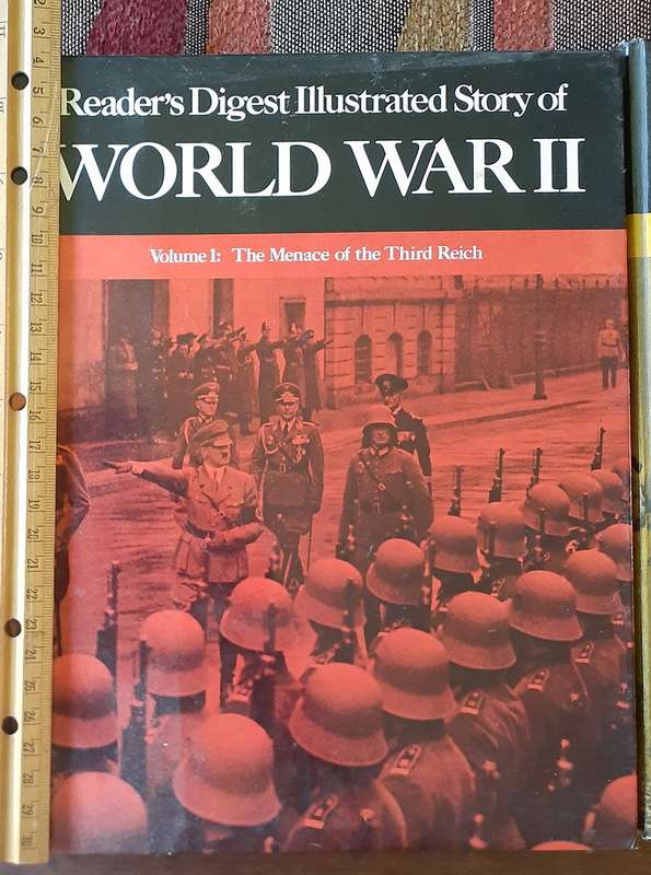 World War volume 1 and 11 Readers Digest Illustrated Story  Two Volumes