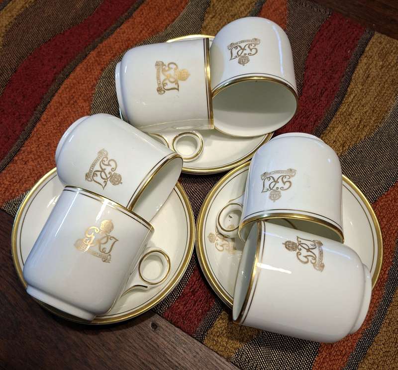 Rhodesian Government Coffee cups (6) Made in England