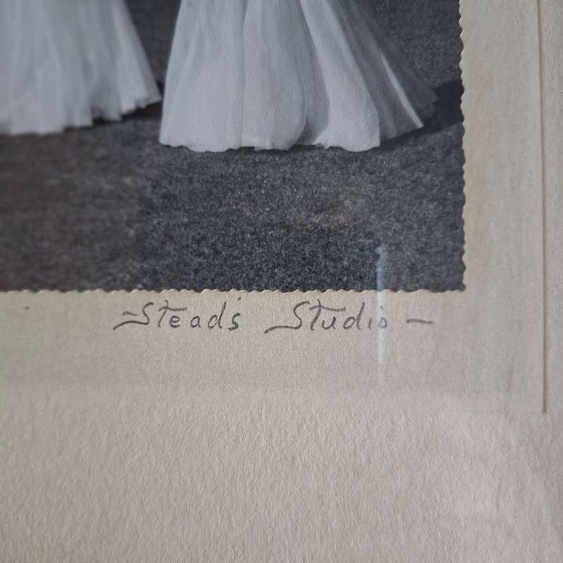 1940's style Wedding photograph original darkroom print
