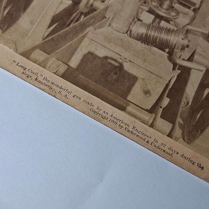 Boer War Stereoscope pictures - Occupation of Pretoria and  Long Cecil