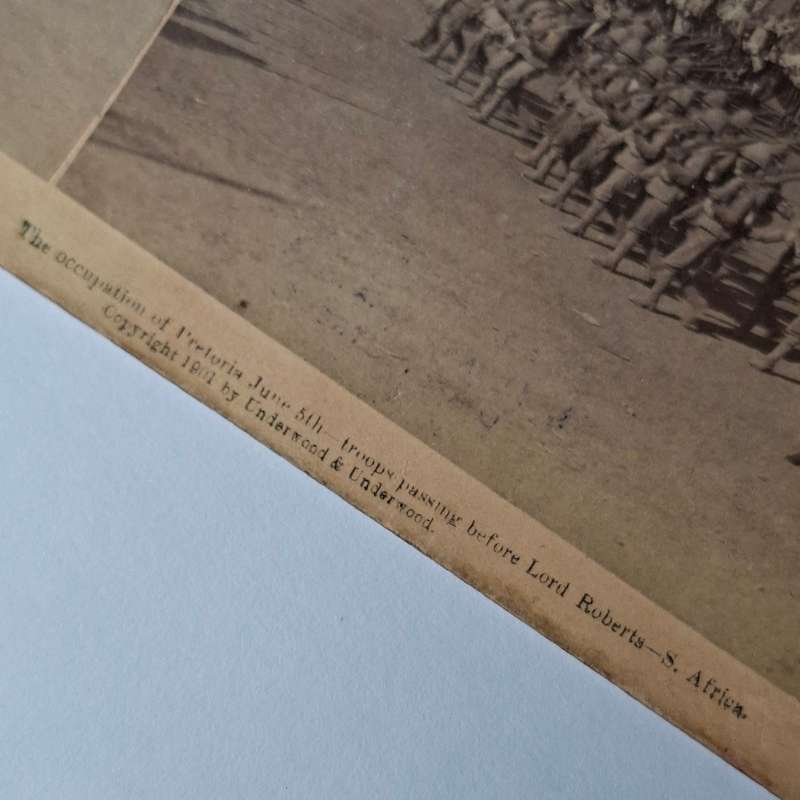 Boer War Stereoscope pictures - Occupation of Pretoria and  Long Cecil