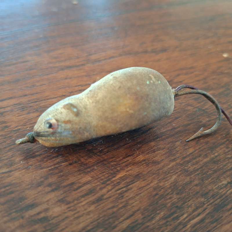 Vintage fishing Lure Mouse - Bass lure