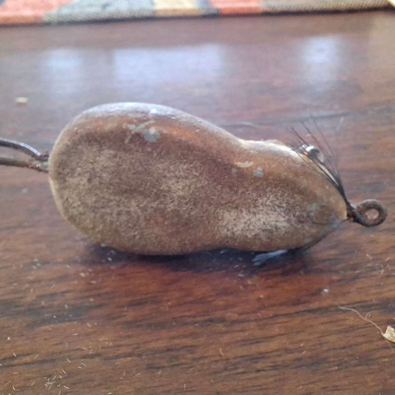 Vintage fishing Lure Mouse - Bass lure