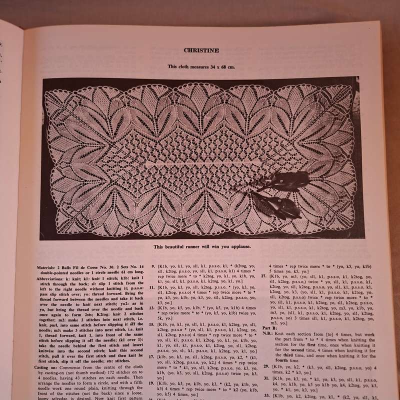 Crochet and fine knitting E E Visser Plus 2 folded double sided A0 cross stitch patterns 520 pages