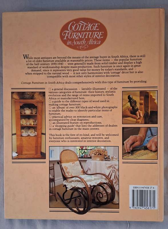 Cottage furniture in South Africa - Ralph Mothes - many colour photographs  172 pages