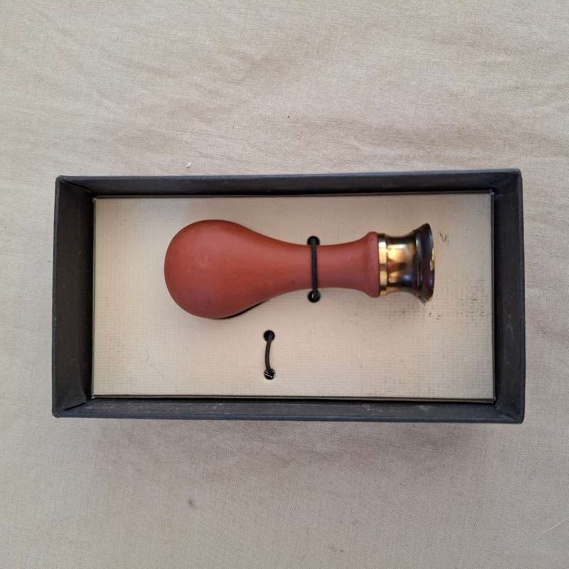 Brass letter Sealing set with a J