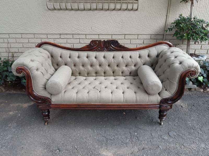 Antique Sofa upholstered