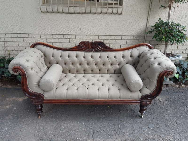 Antique Sofa upholstered