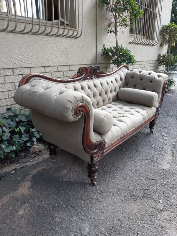 Antique Sofa upholstered