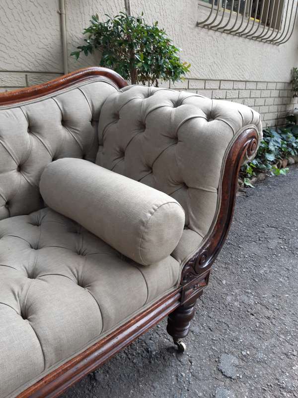 Antique Sofa upholstered