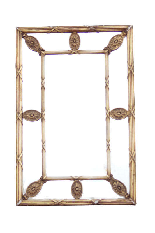 Late 19th/Early 20th Century Gilded Wood Mirror