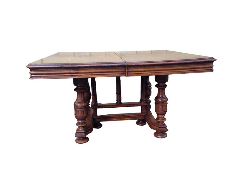 French Oak Table with Gallery Bove (4-6 Seater)