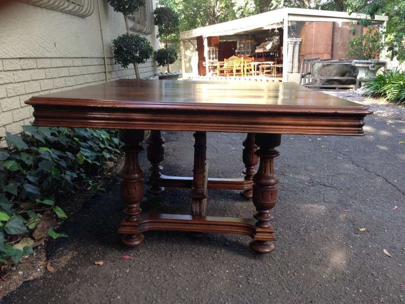French Oak Table with Gallery Bove (4-6 Seater)