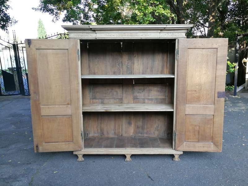 18th-century Normandy Oak Armoire
