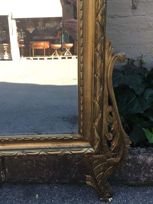 Ornate Gilt Lattice Mirror