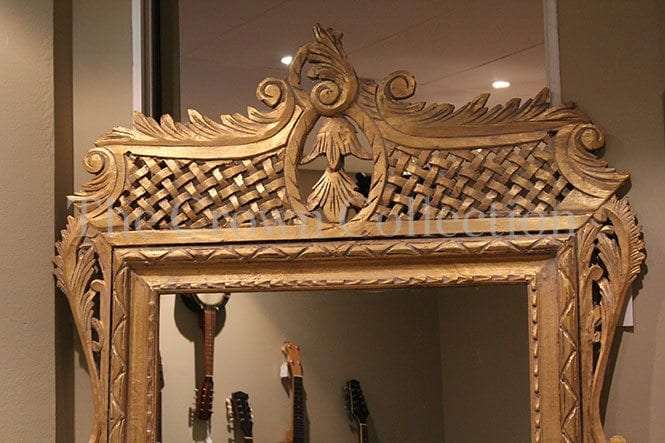 Ornate Gilt Lattice Mirror