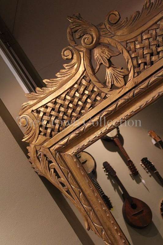 Ornate Gilt Lattice Mirror