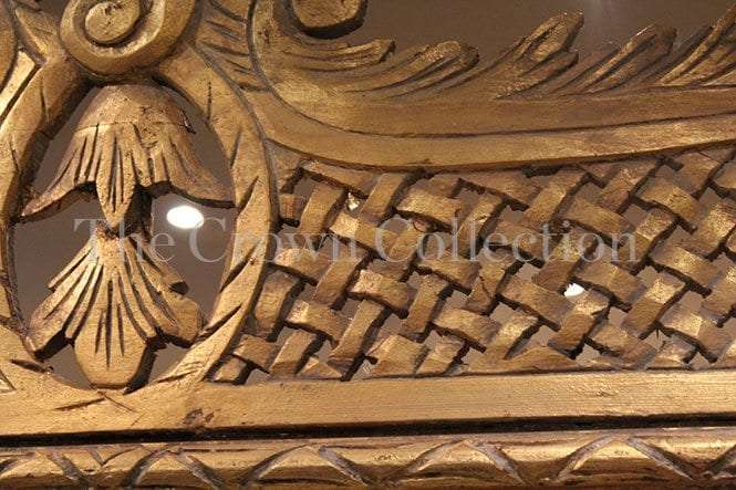Ornate Gilt Lattice Mirror