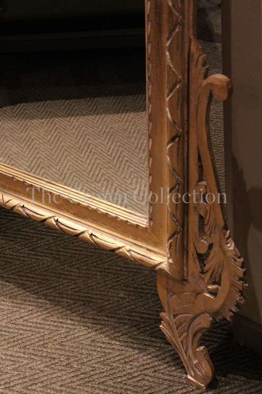 Ornate Gilt Lattice Mirror