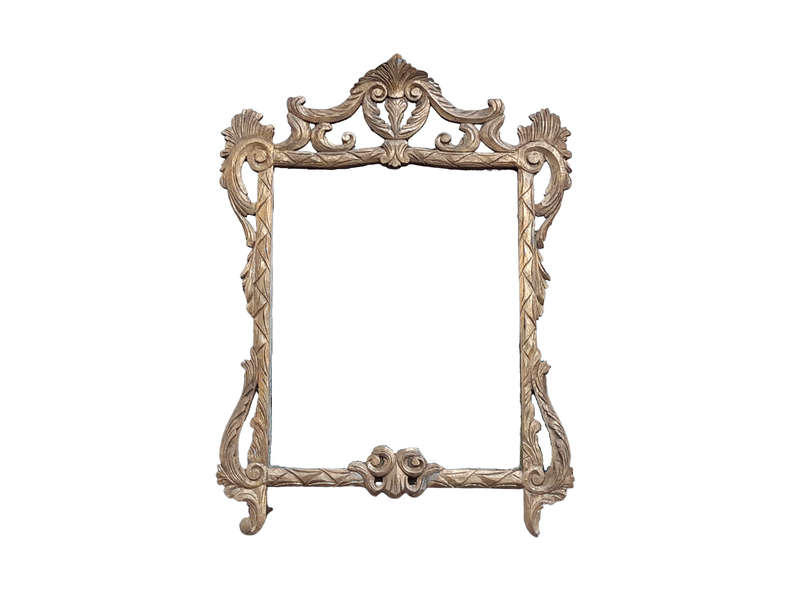 Ornate Hand Gilded in Gold Leaf Mirror