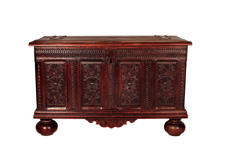 Dutch Oak Kist 18th Century