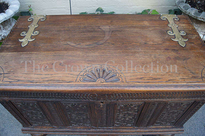 Dutch Oak Kist 18th Century