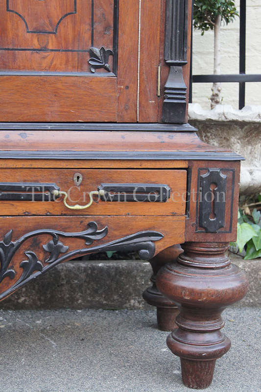 A Late 18th Century Austrian Biedermeier Linen cabinet with 2 drawers