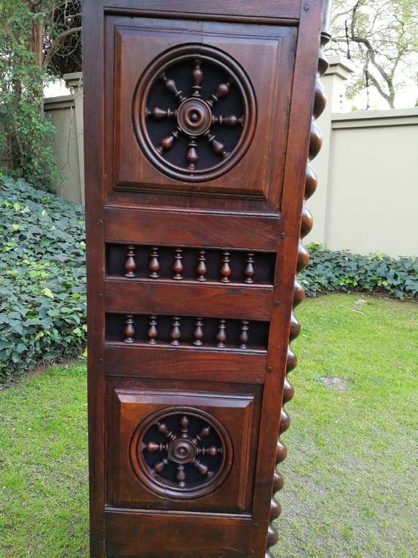 A French Cold Chiseled Carved Cabinet / Drinks Cabinet With Black Baize. Circa 1940's