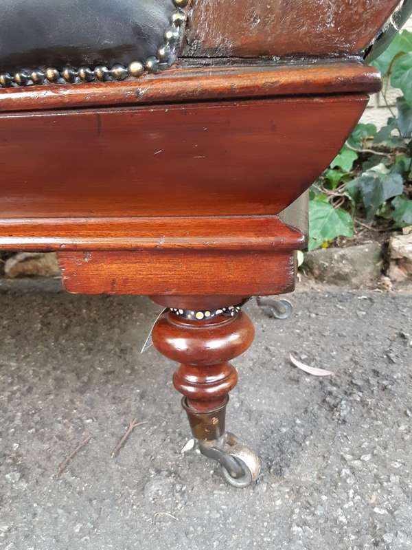 Victorian Sofa  upholstered