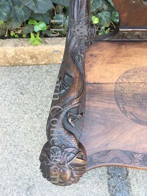 19th Century Chinese Export Elmwood Armchair