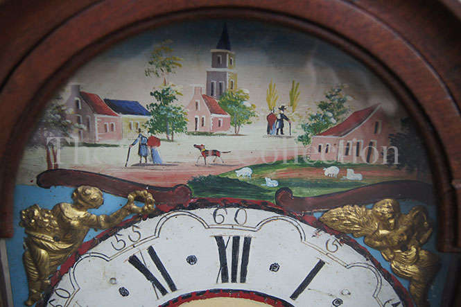 Dutch Oak Staartklok circa 1820
