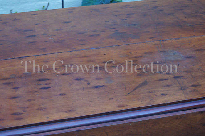 19th Century Mahogany Drop Leaf Round Table