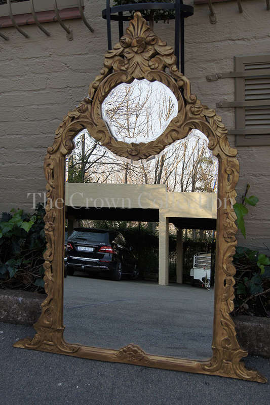 Ornately Carved Gilt Mirror
