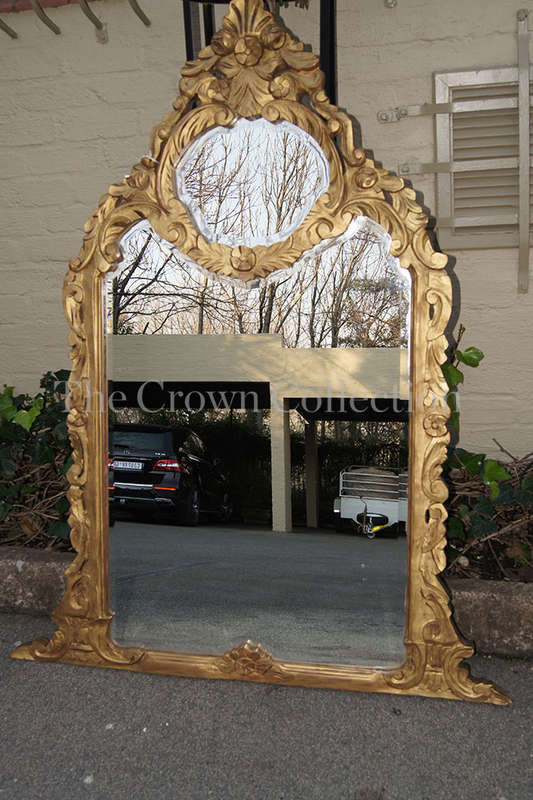 Ornately Carved Gilt Mirror