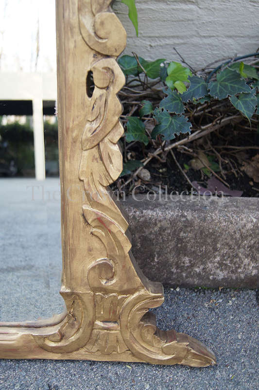 Ornately Carved Gilt Mirror
