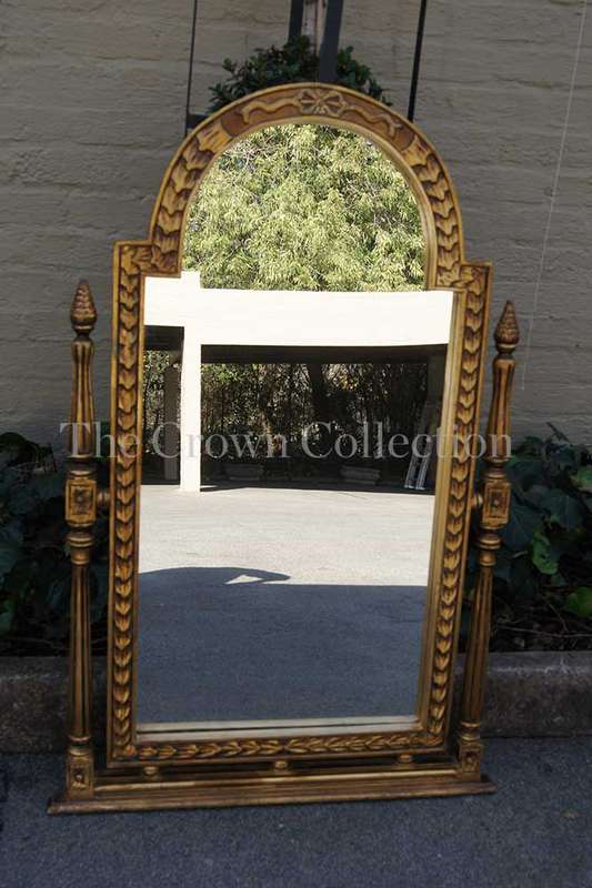 Gilded Arch Top Mirror
