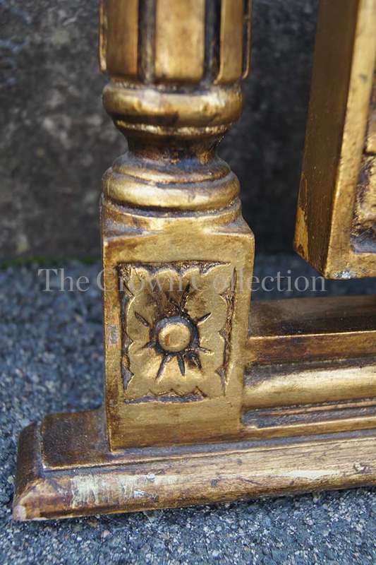 Gilded Arch Top Mirror